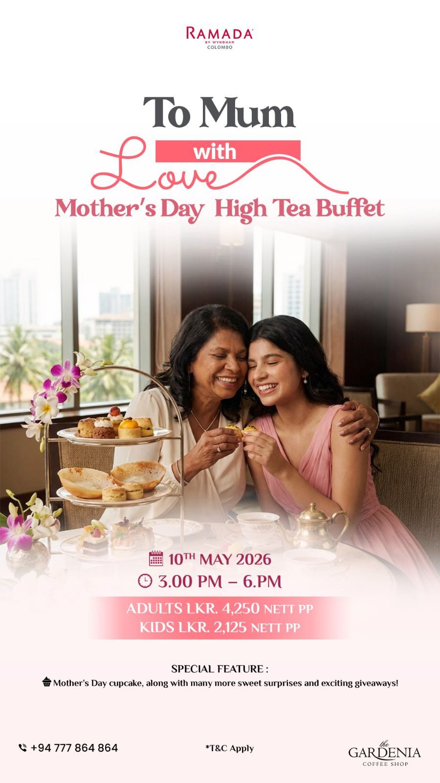 High Tea – Ramada Hotel Colombo Sri Lanka